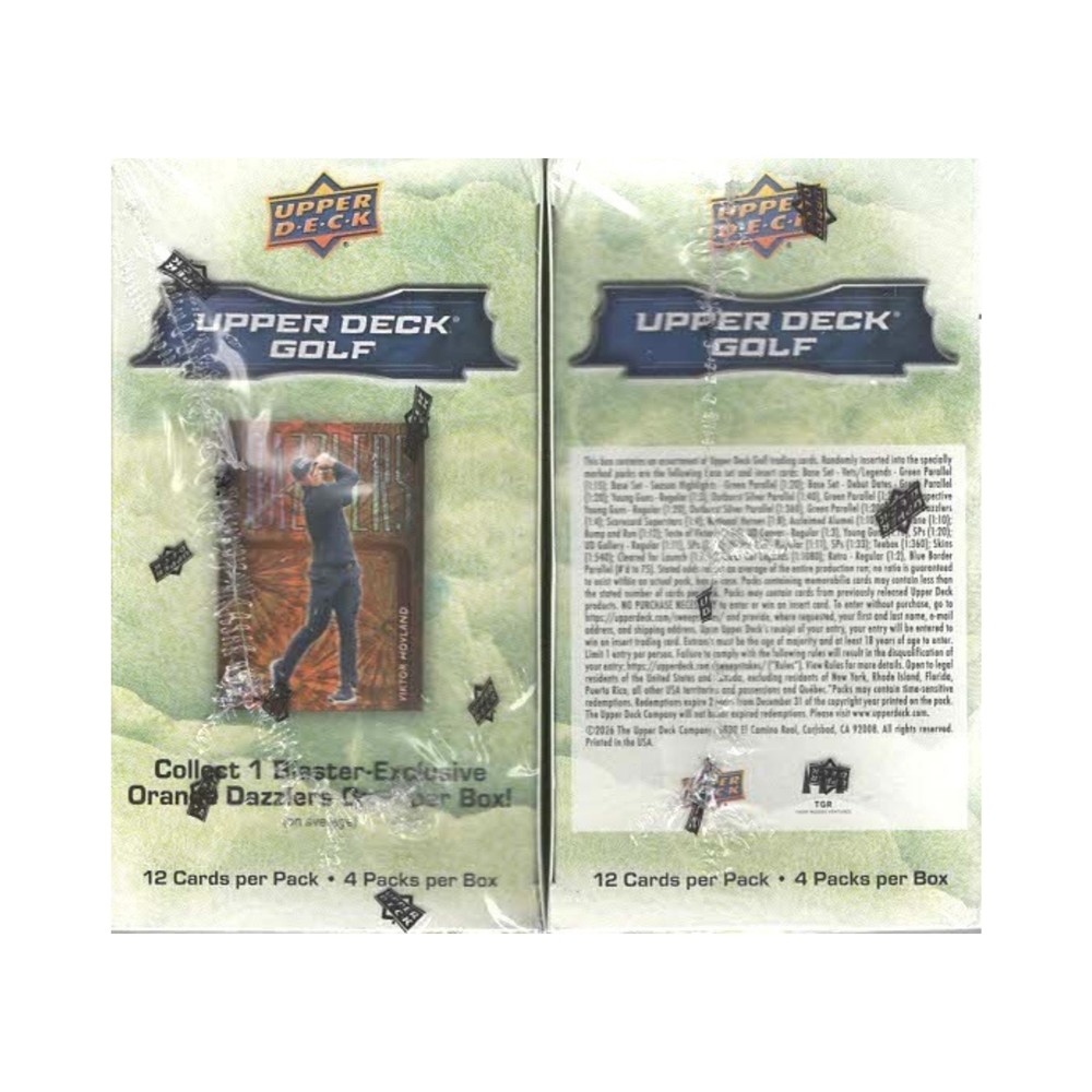 2026 Upper Deck Golf 48Ct. Blaster Box | Factory Sealed