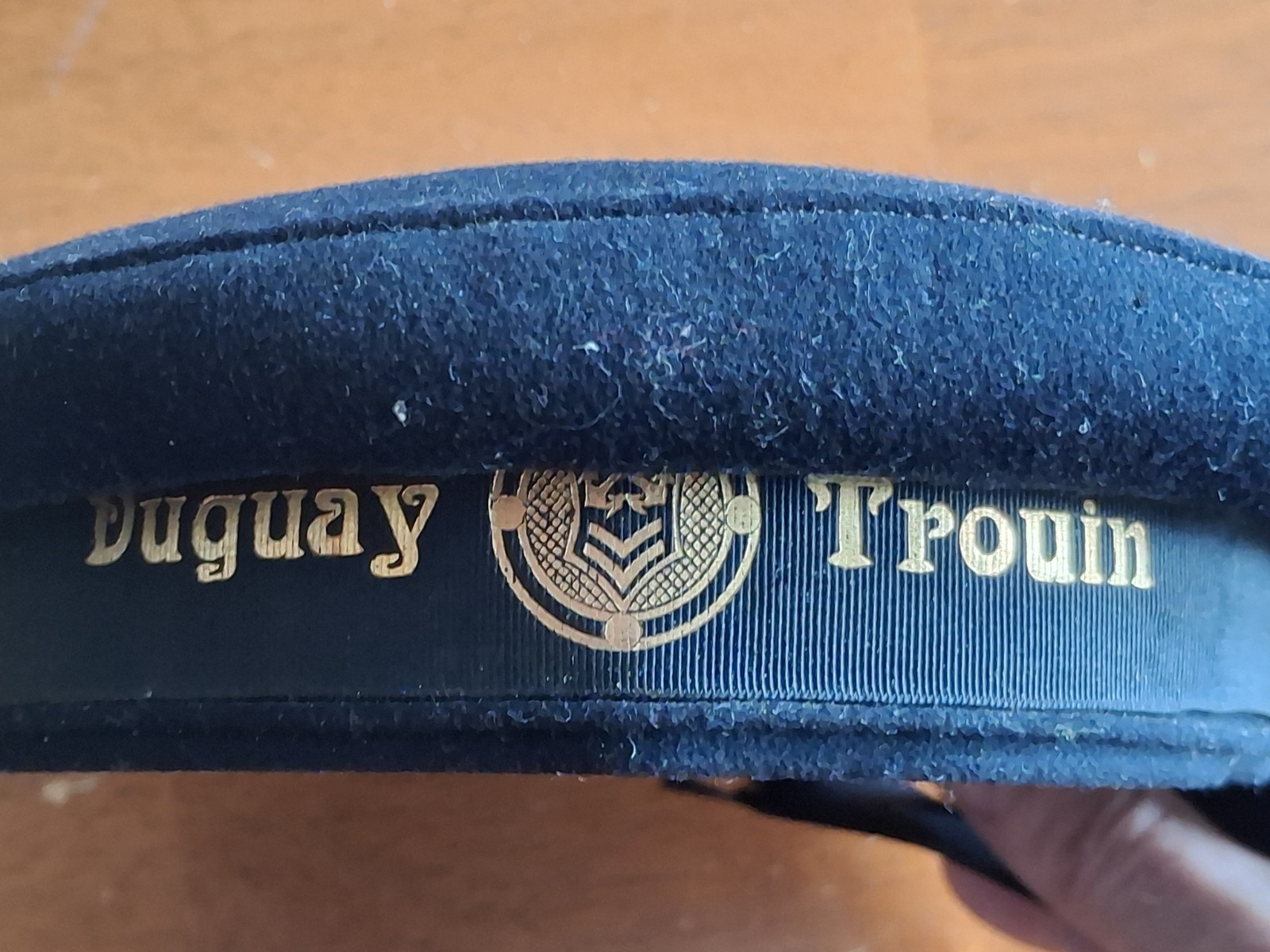 Vintage French Mariners Sailor Cap Hat from Duguay Trouin Paris France Navy