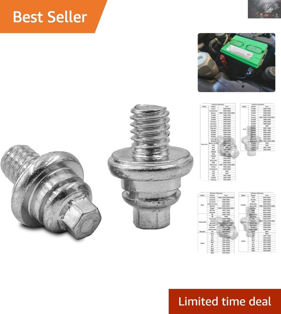2pcs Side Battery Terminal Bolts – Boost Your Battery's Performance Effortlessly