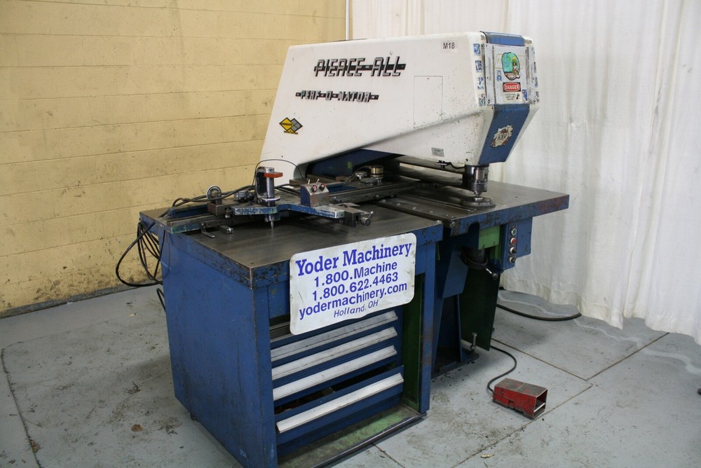 25 TON PIERCE ALL PERF-O-MATOR SINGLE END PUNCH: YODER #67093
