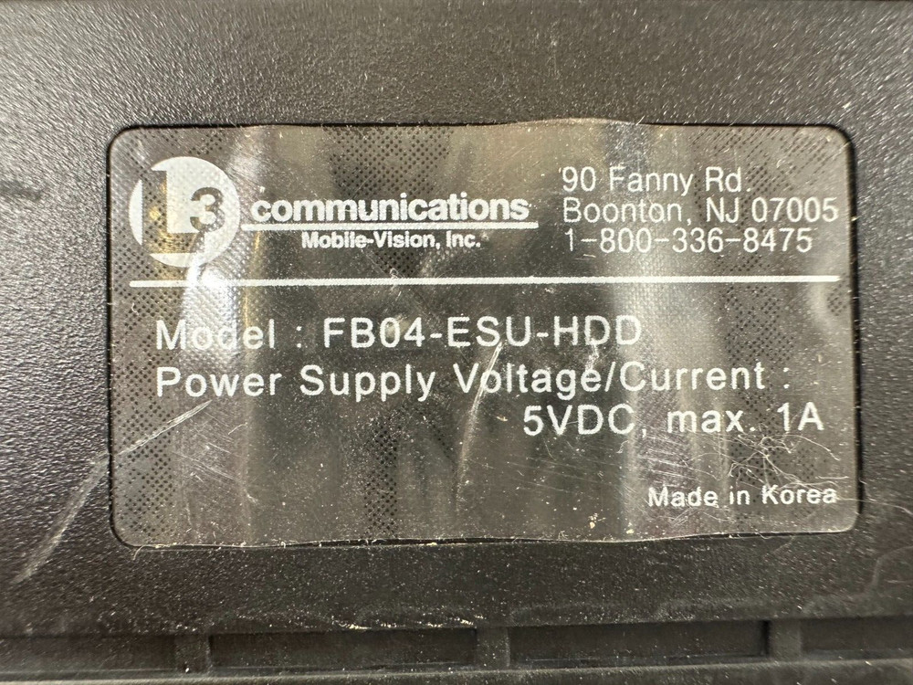 L3 Communications FB04-ESU-HDD