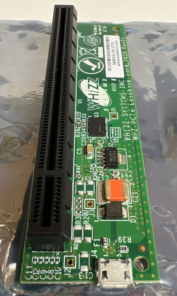 Whizz Systems 3900151-01 ( 3900151-01-1731 ) , PCI Loopback Card