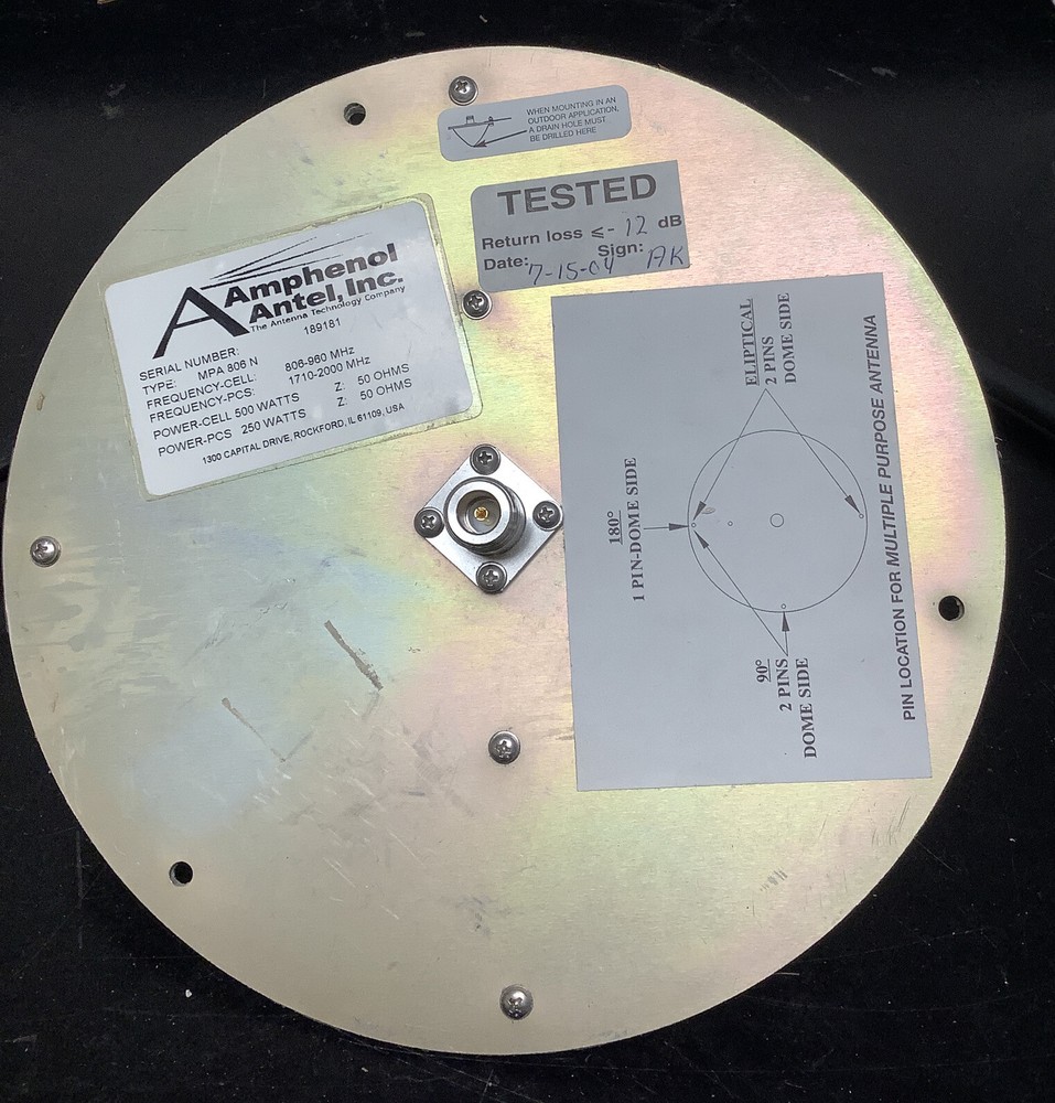 Amphenol MPA-806-N, Variable Gain Ceiling Antenna