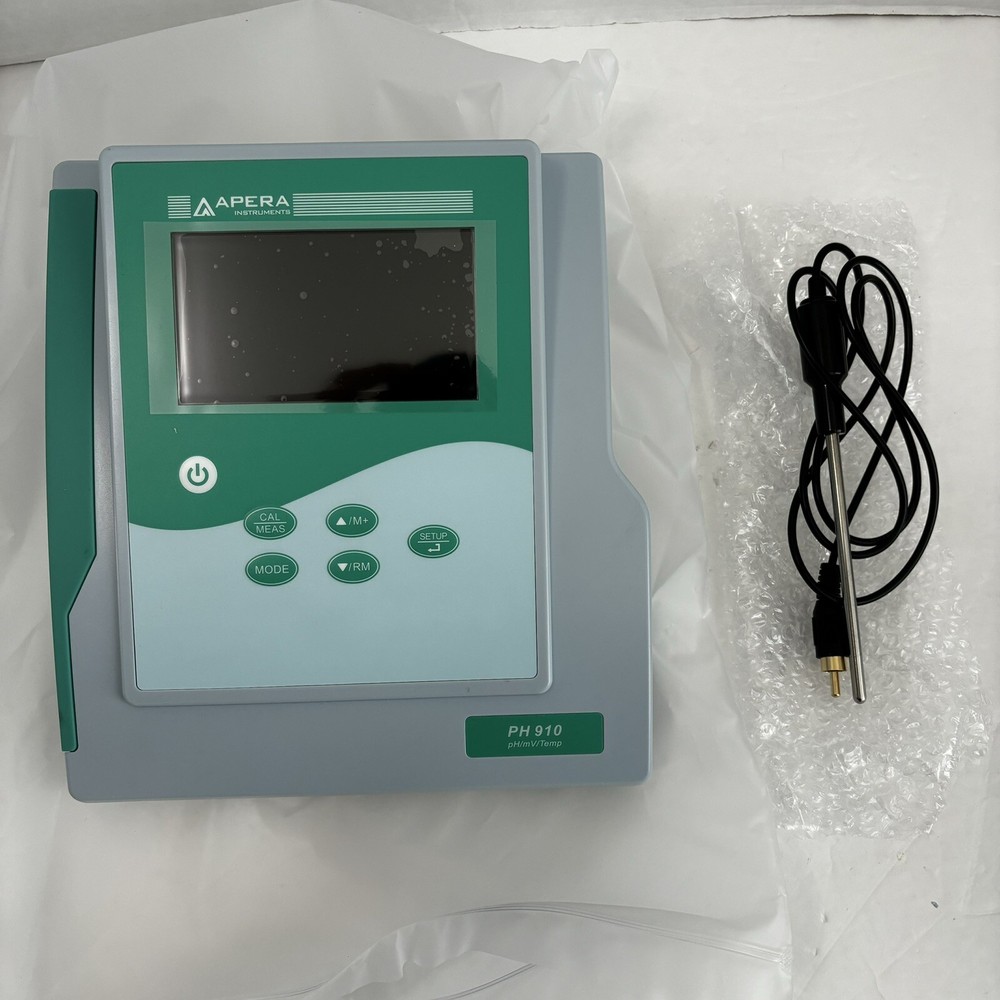 NEW Apera Instruments PH910 Benchtop Lab pH Meter Kit with LabSen 211 Electrode