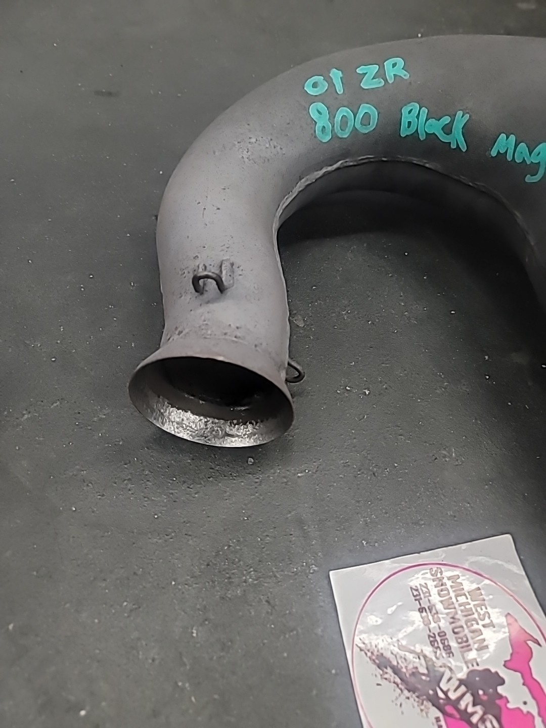 Arctic Cat ZR/ZL/Mountain Cat 800 Black Magic Exhaust Expansion Chamber Pipe