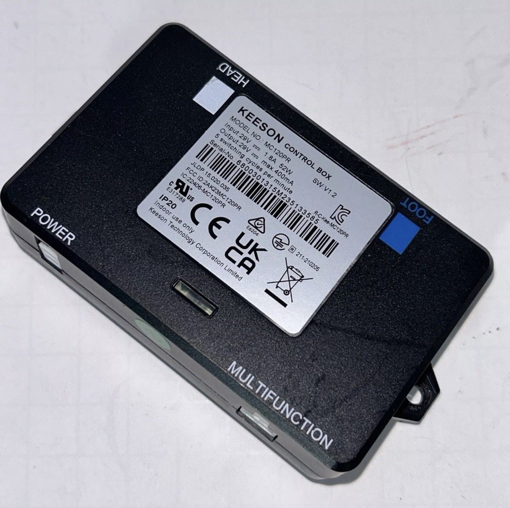 Serta - Ergomotion - Keeson - Control Box - MC120PR - TESTED