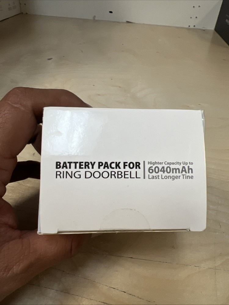 2-Pack Rechargeable Ring Battery Replacement | 6040mAh | 3.65V Lithium-Ion