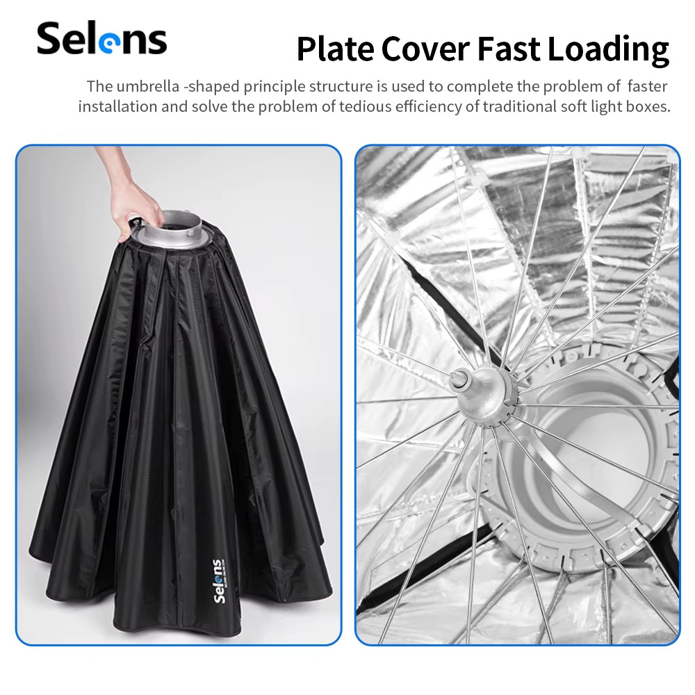 Foldable Quick Setup 90cm Photo Studio Hexadecagon Umbrella Softbox Reflector fo