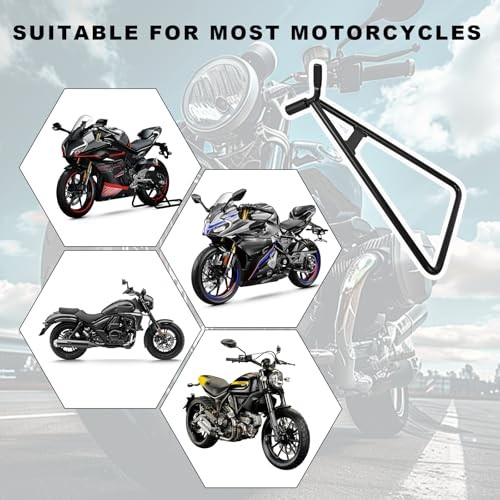 Motorcycle Triangle Stand, Motorcycle Triangle Kickstand Rear Side Wheel