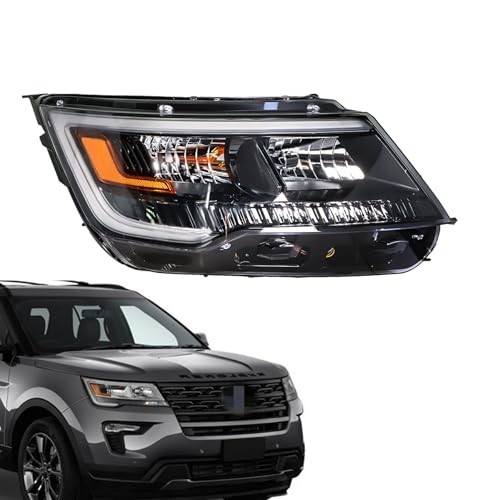 Passenger Side Headlights Assembly Halogen with DRL Replacement for Explorer