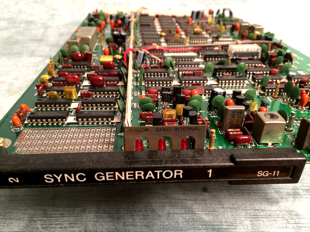 SONY BVT-2000 TIME BASE CORRECTOR CIRCUIT BOARD #2 SYNC GENERATOR 1,  ( SG-11 )