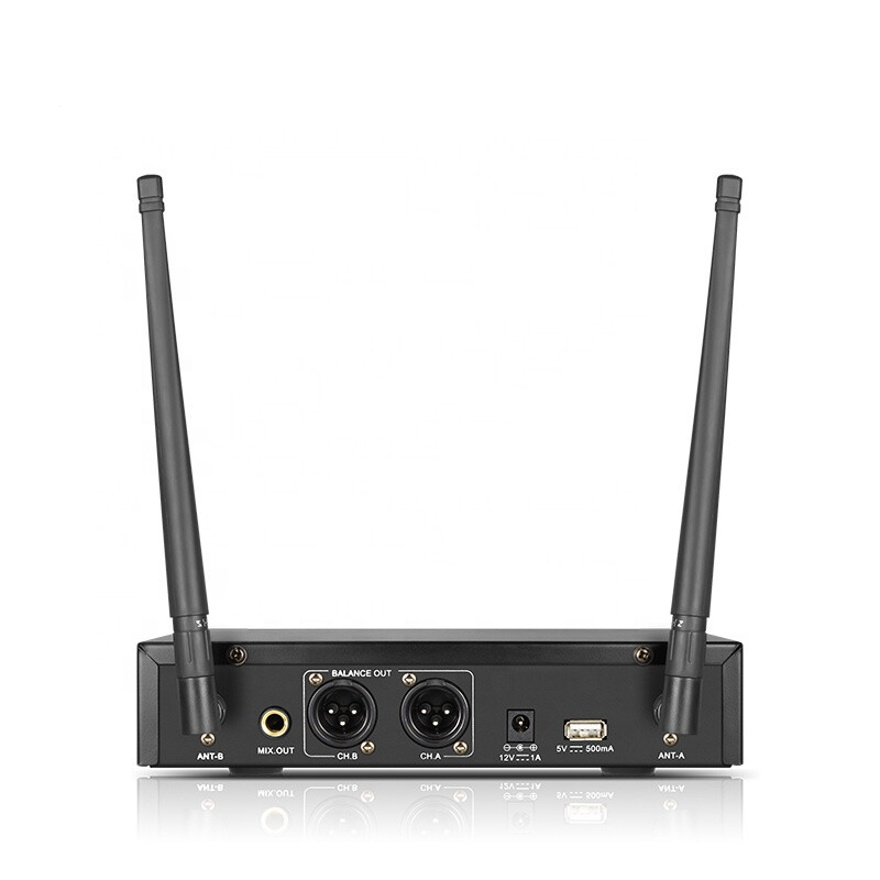 Rechargeable Handheld Design Digital Professional Wireless Microphone Mic System