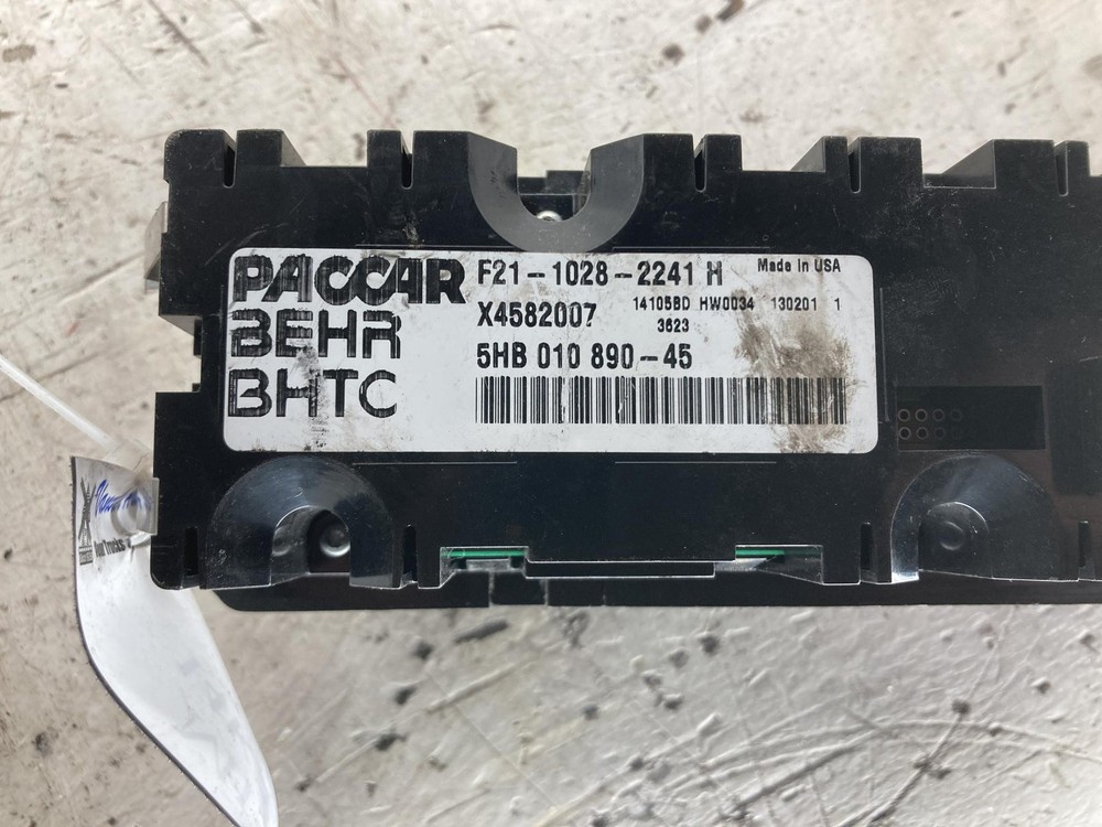 2012-2017 Kenworth T680 Heater A/C Temperature Controls - Used