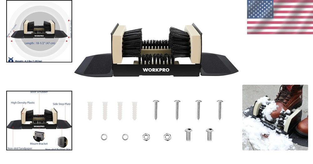 Durable Boot Cleaner with Powerful Bristles - Perfect for Outdoor Adventures