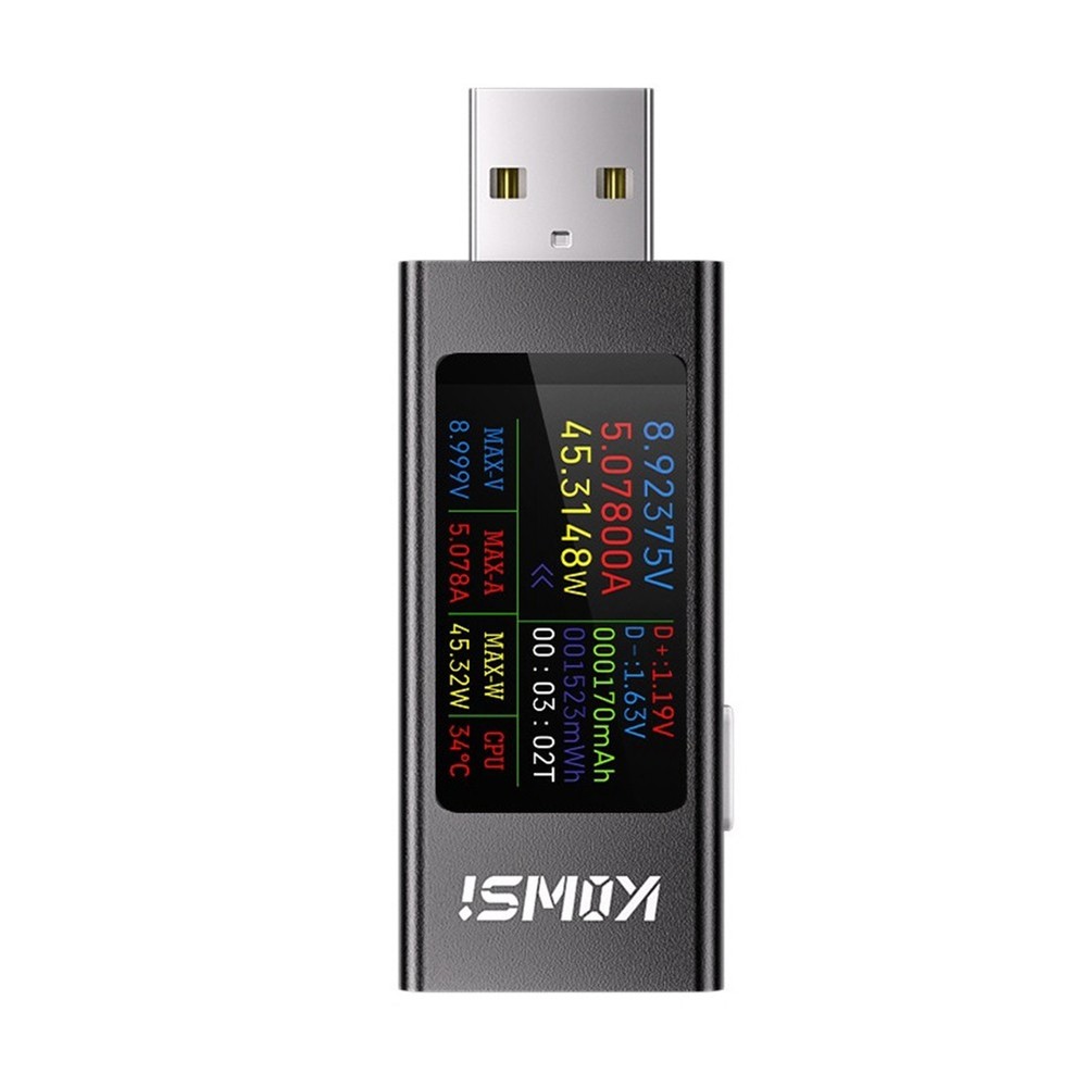 USB Ammeter Multifunction Digital Display DC Voltage Ammeter 4064