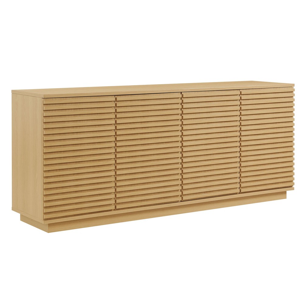 Render 4-Door Fluted Sideboard Cabinet TV Stand