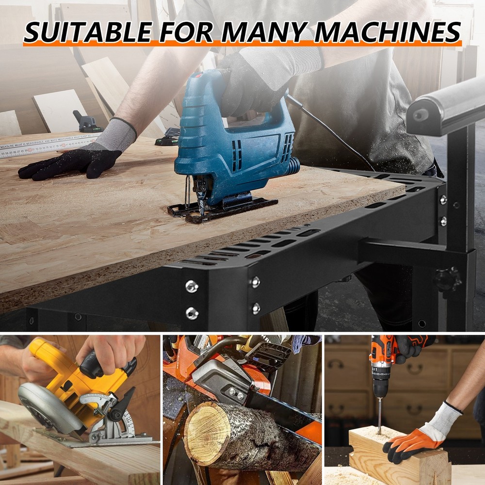 Planer Stand with Wheels,Height Adjustable Miter Saw Tool Stand With Rollers