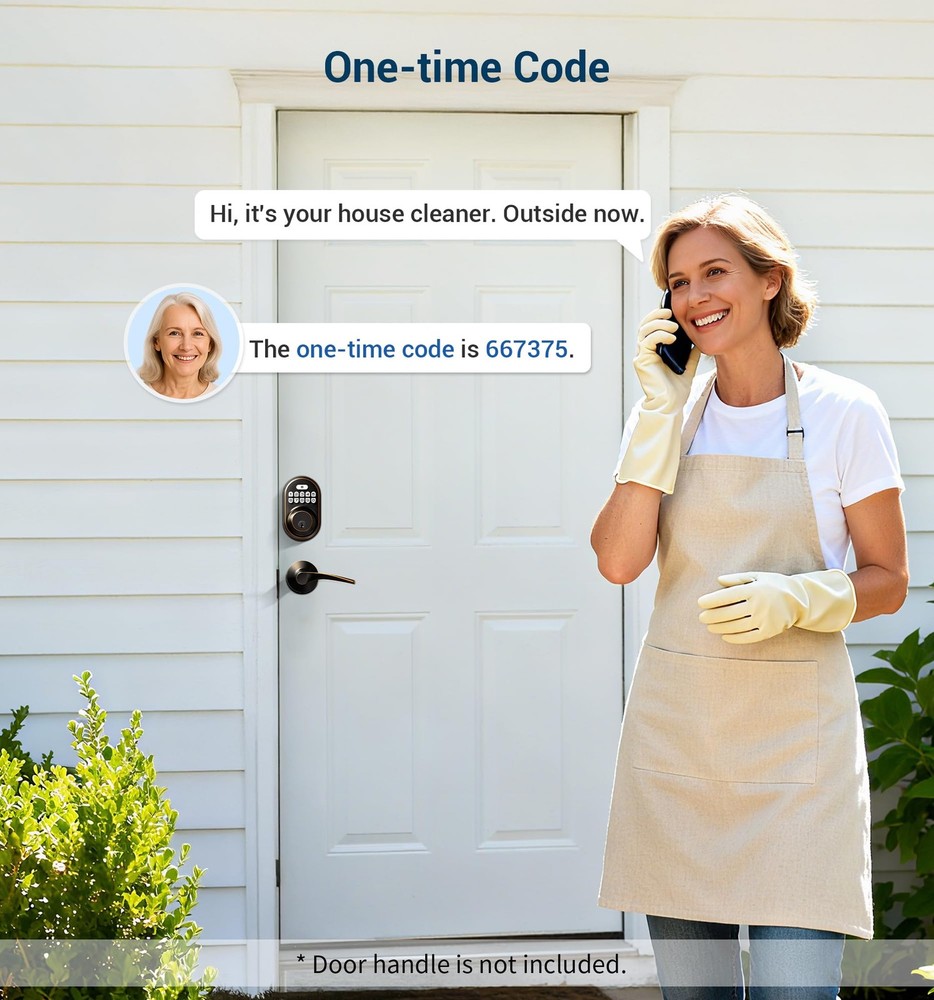 Keyless Entry Door Lock, Electronic Keypad Deadbolt, Keyed Entry, Auto Lock, Ant