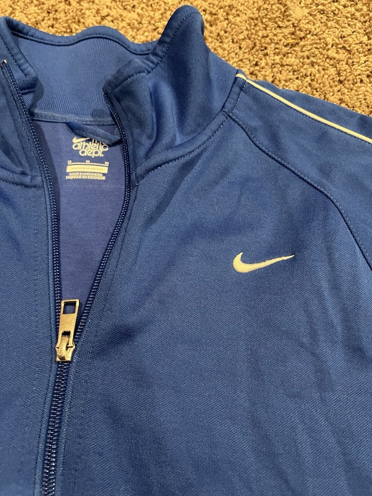 Men’s Nike Blue Track Jacket Medium