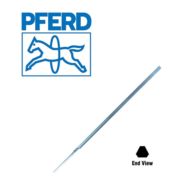 PFERD Three Square (3 Corner) Chisel Bit Chainsaw File 18073