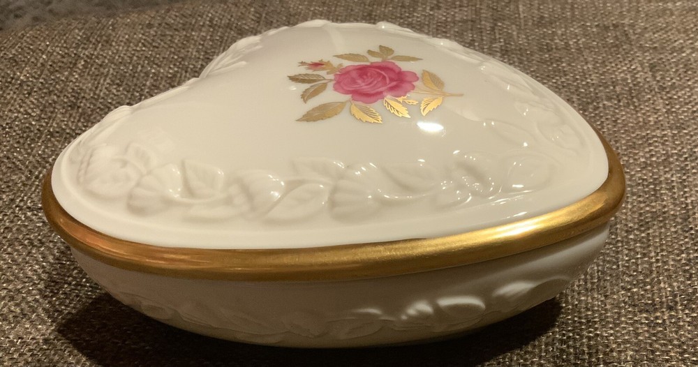 lenox heart trinket box