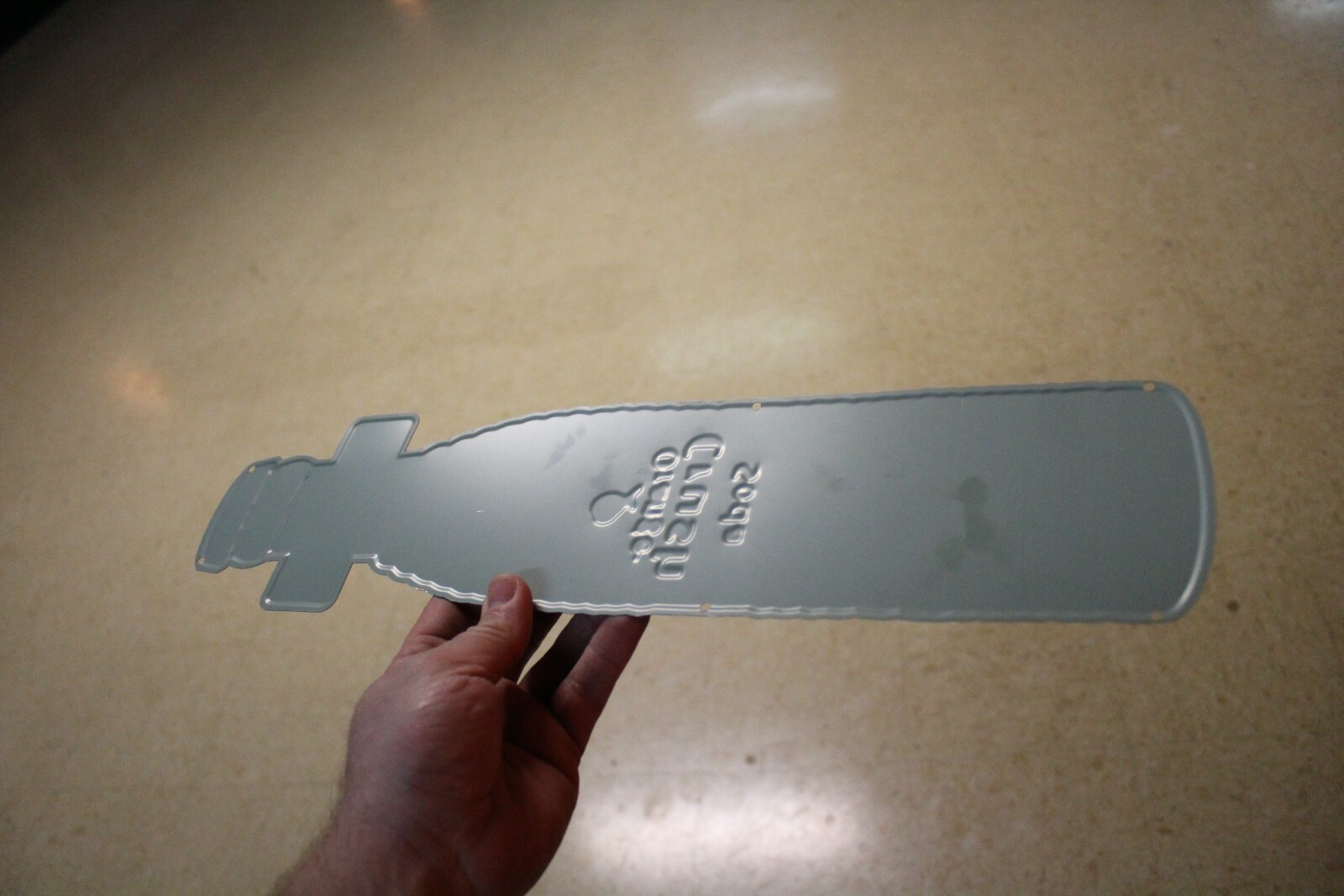 ORANGE CRUSH SODA POP FLAVOR GUARDING BOTTLE EMBOSSED METAL SIGN COKE GAS OIL