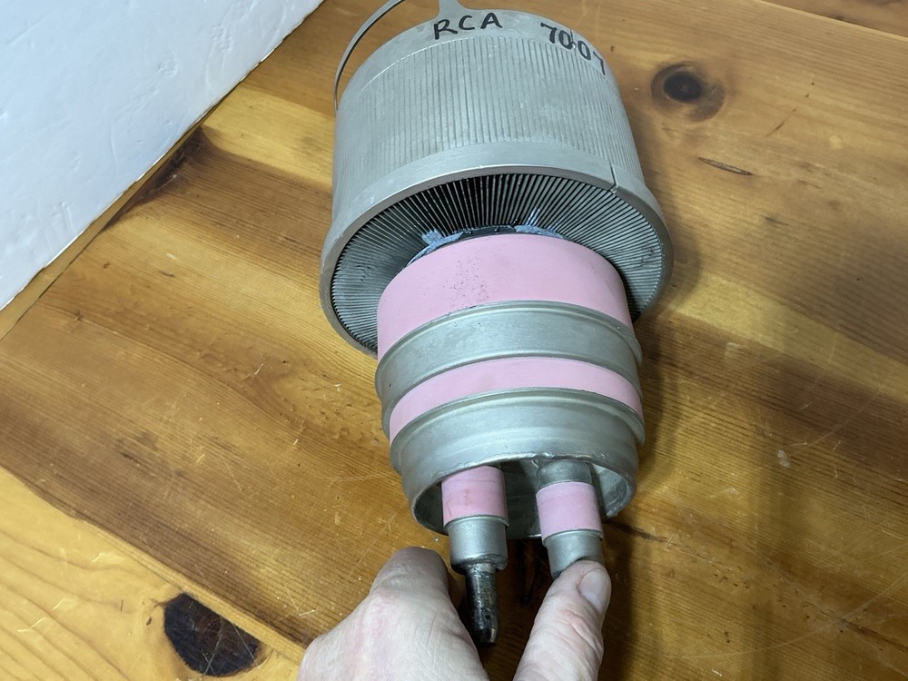 RCA 6166A 7007 Ceramic RF Beam Power transmitting Tube 12KW Radio Station PULL