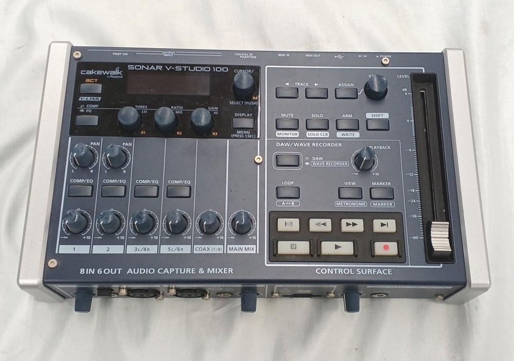 Cakewalk SONAR V-Studio 100 USB Audio Interface DAW Controller SD Recorder