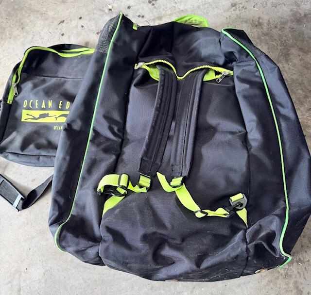 Oceanic Prodigy Scuba Octopus, Dive Computer, Regs, Cayman BC and Dive Backpack