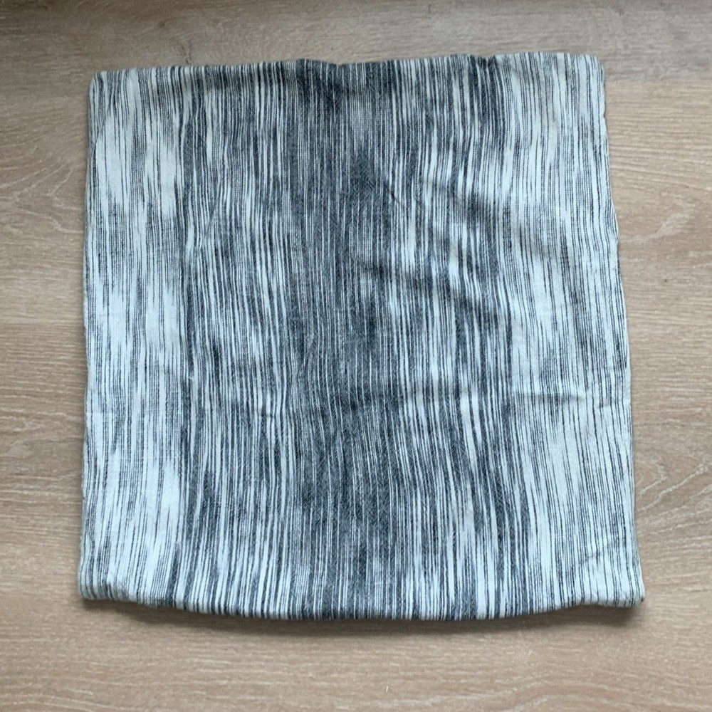 Haven striped accent pillowcase cover