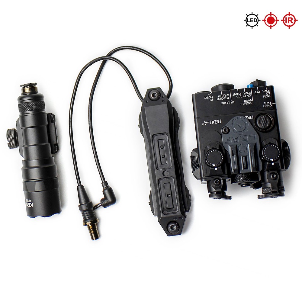 DBAL-A2 IR Aiming Green Red Dot With LED Lighting/M300B Light /Mod Button Switch
