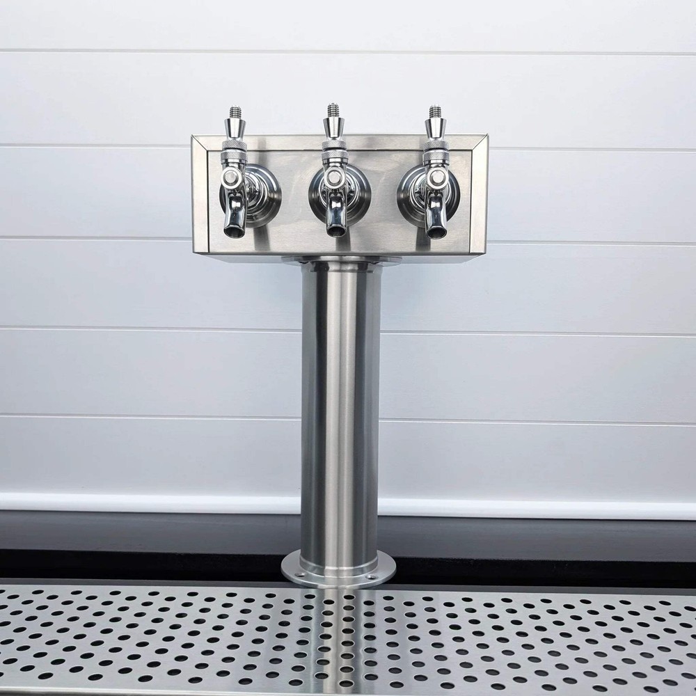 3" Stainless Steel Draft Beer Tower