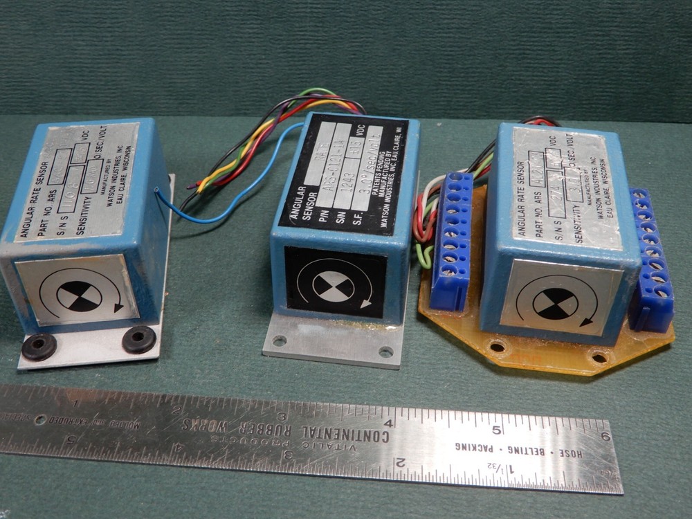 Watson Industries Angular Rate Sensors Three Different Shown Parts Only