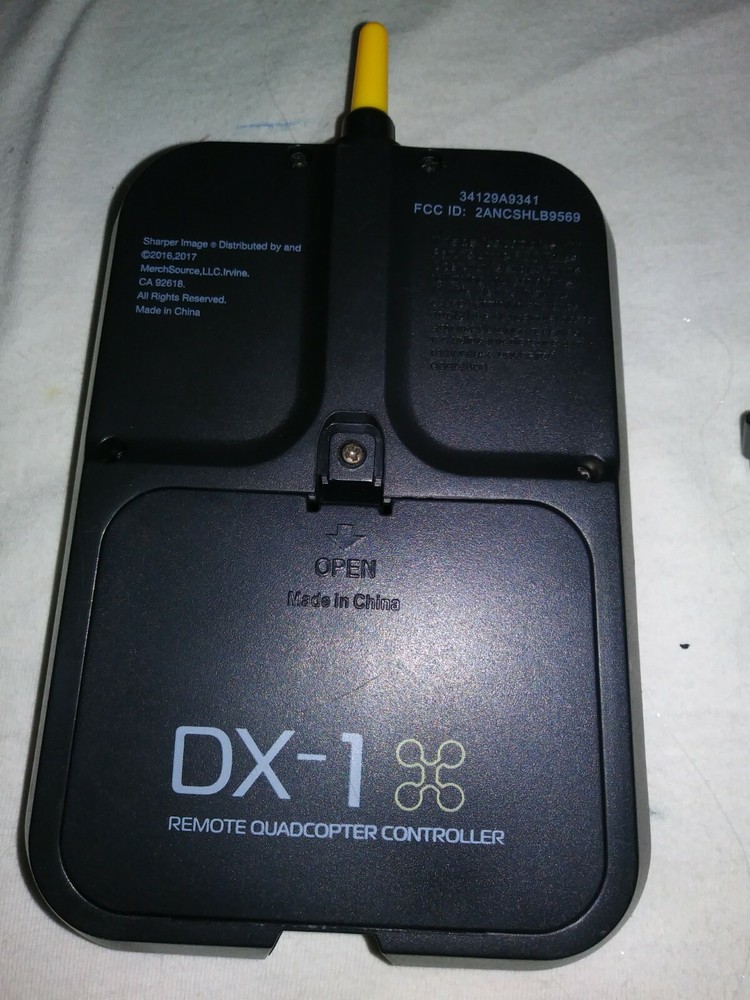 2 Sharper Image DX-1 Remotes Controllers Plus Micro Drone For Parts Not Tested