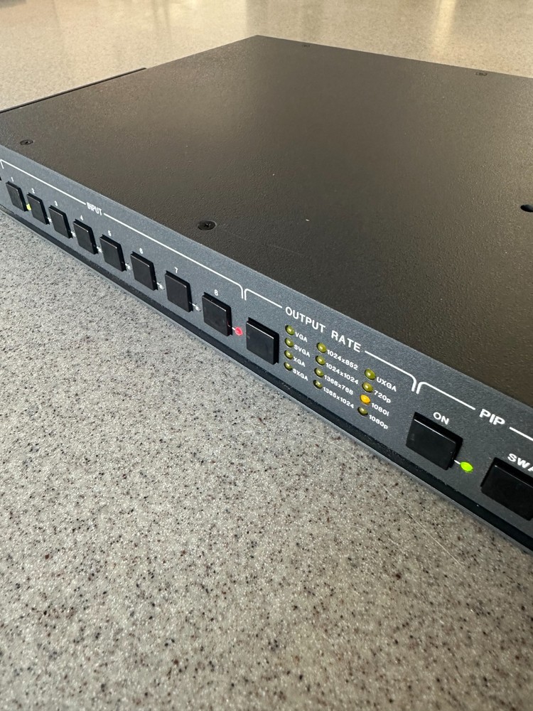 Extron IN1508 Video Switcher, Scaler, Rack Mount, Remote Control