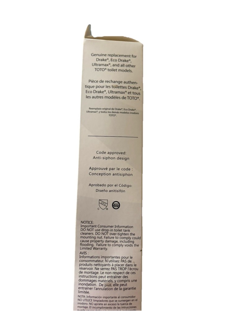TOTO TSU99AX Adjustable Replacement Fill Valve