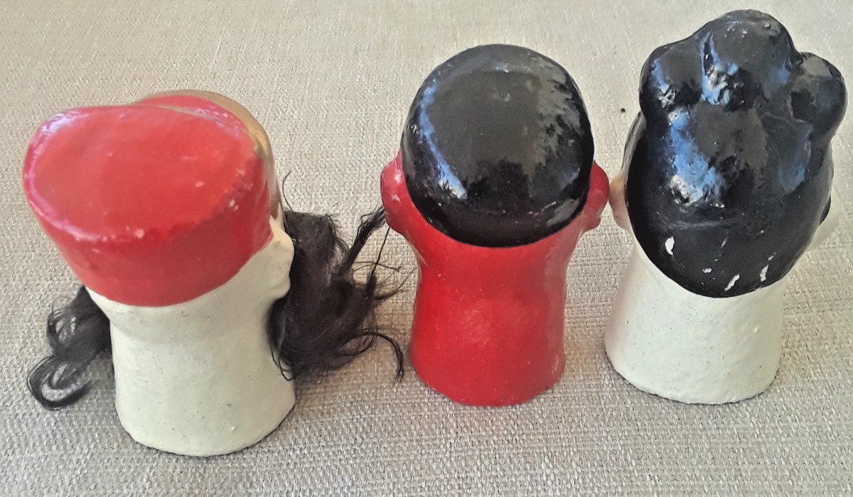 Vintage hand Made Chinese Finger Puppets