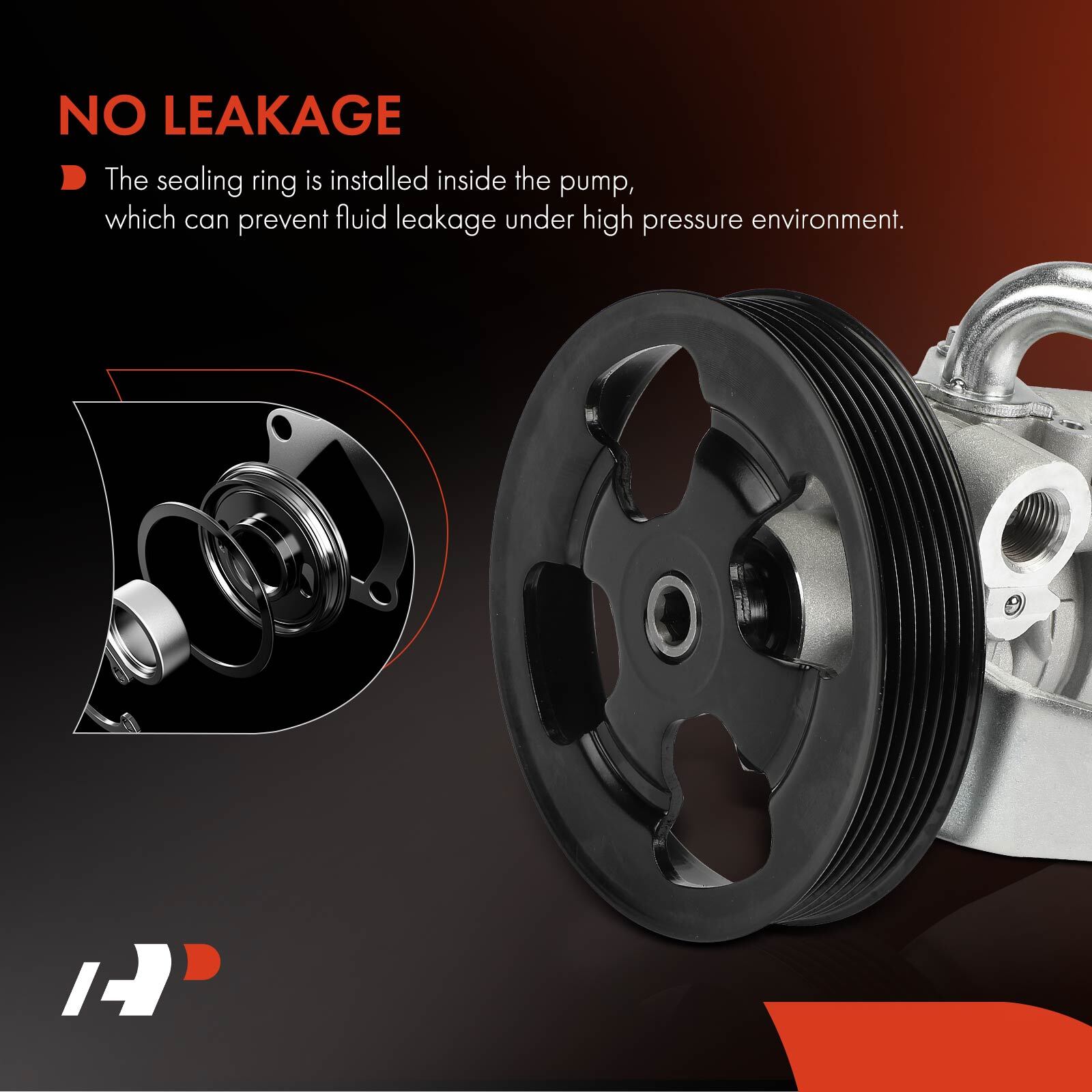 Power Steering Pump with Pulley for INFINITI G35 2003-2007 Nissan 350Z V6 3.5L