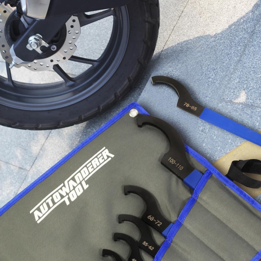 Coilover Spanner Wrench Set Universal Shock Absorber Suspensions Adjustment Tool