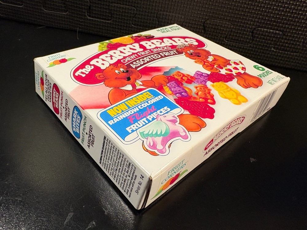 Berry Bears fruit snacks - Empty custom design display box