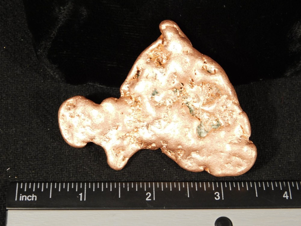 Big! Heavy Solid COPPER NUGGET or Native Copper Float Michigan 130gr
