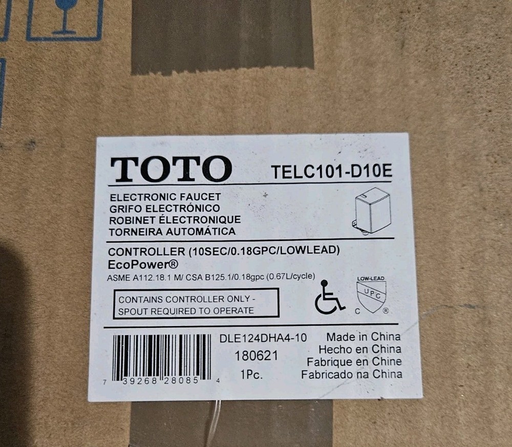 Toto TELC101-D10E EcoPower 1 gpm Automatic Faucet Controller