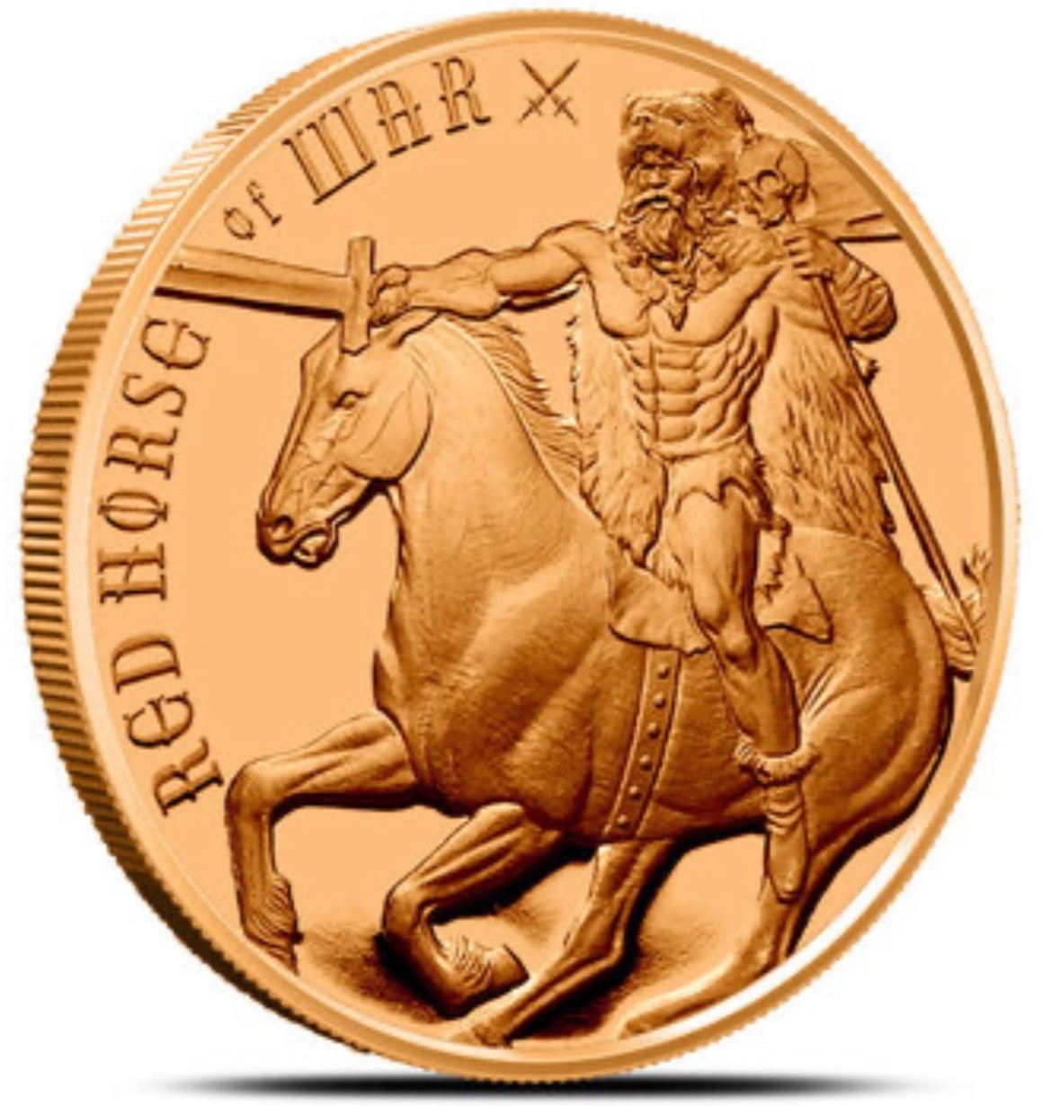 4 coin set .999 1 oz copper 4 Horsemen of the Apocalypse series from Provident