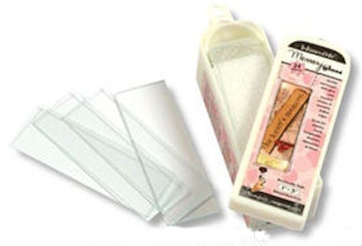 Microscope Slide, Memory Glass Clear 1x3" Rectangle 24 Altered Art Craft Glass *