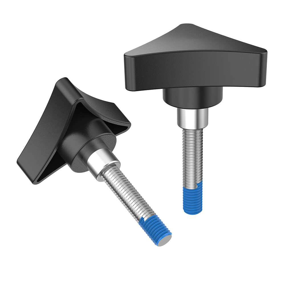 4 Packs Rolling Knob For Rollator Walker Rear / Front Wheel Assembly Replacement