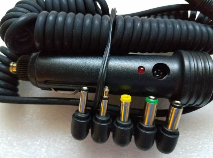 Universal 12V Replacement Power Cord With 5-Tips