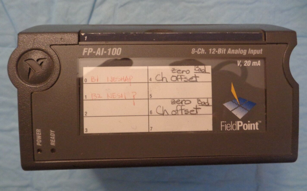 National Instruments NI FP-AI-110 FieldPoint 8 Channel Input Module