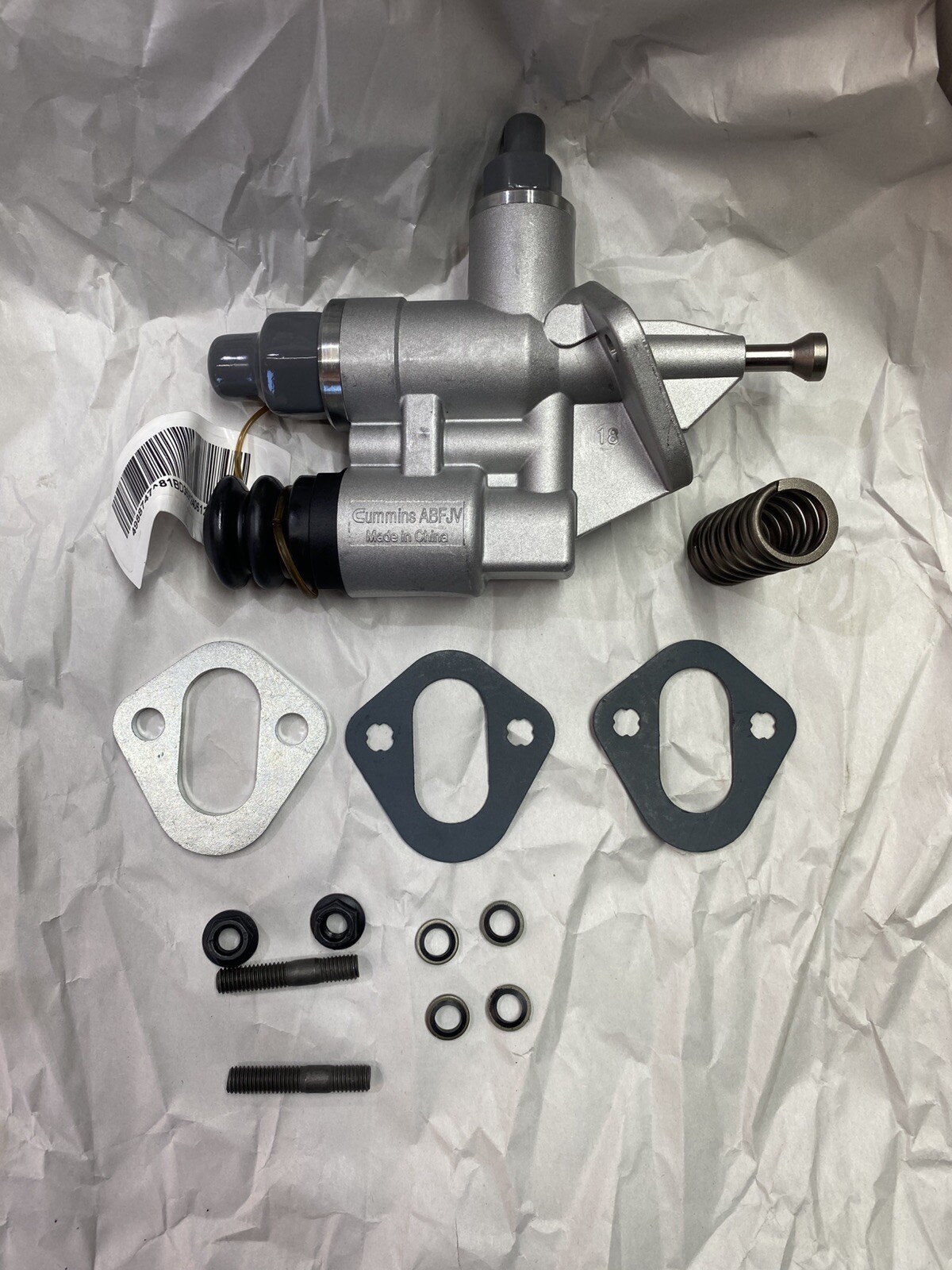 12v Cummins Hot Rod Lift Pump Kit. With comp 973-1 Spring/ Spacer/studs/gaskets