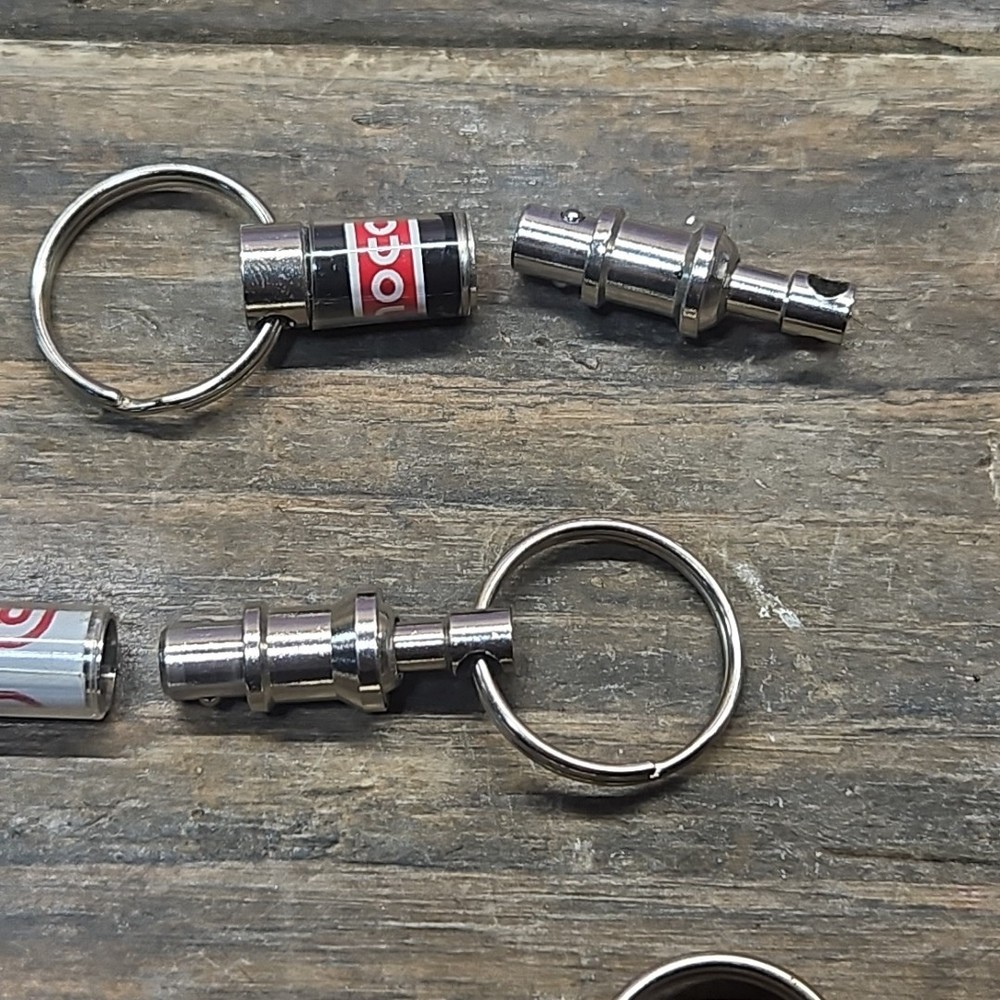 Three Vintage CONOCO Gas Oil Pull Apart Keychain