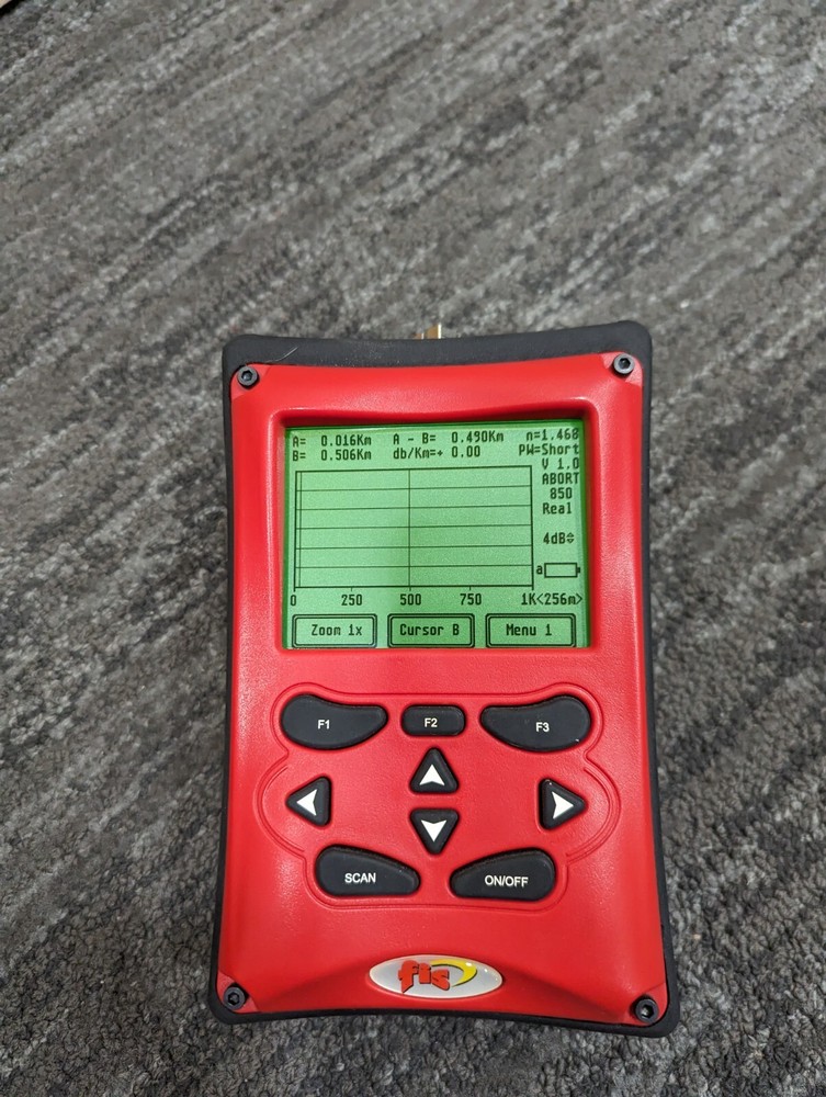 FIS OTDR, Multimode, 850nm, Firecat, Single Wavelength, Handheld